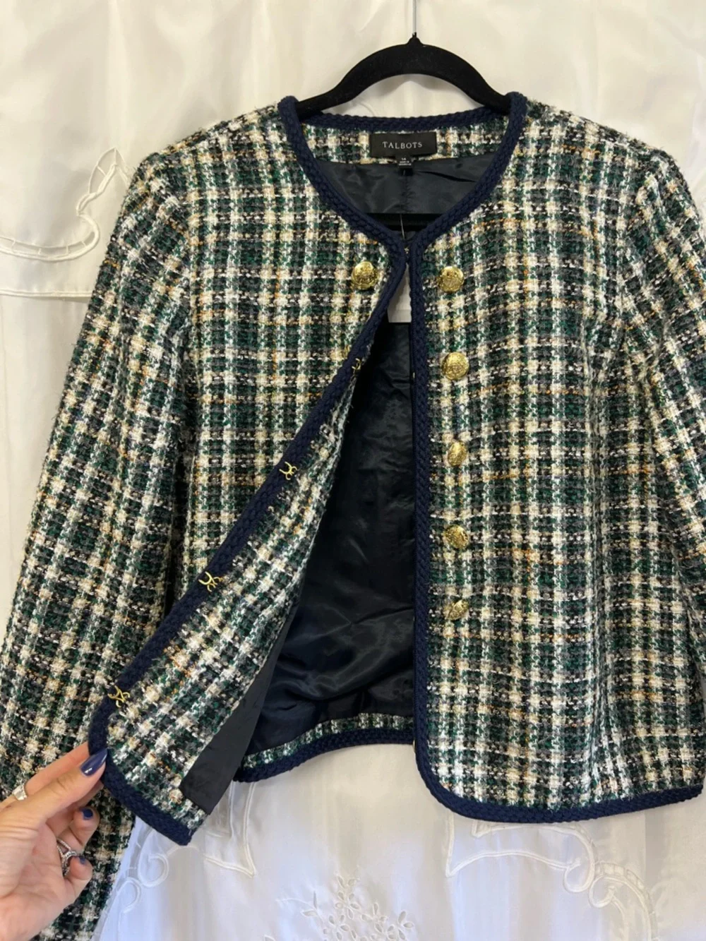 Talbots nwt contrast